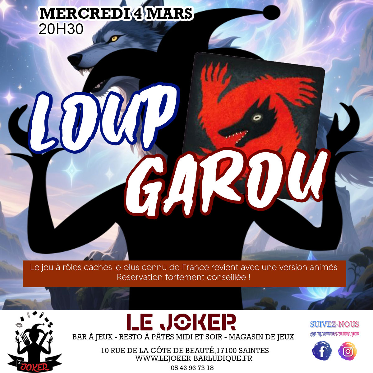 Loup Garou Geant - https://lejoker-barludique.fr/