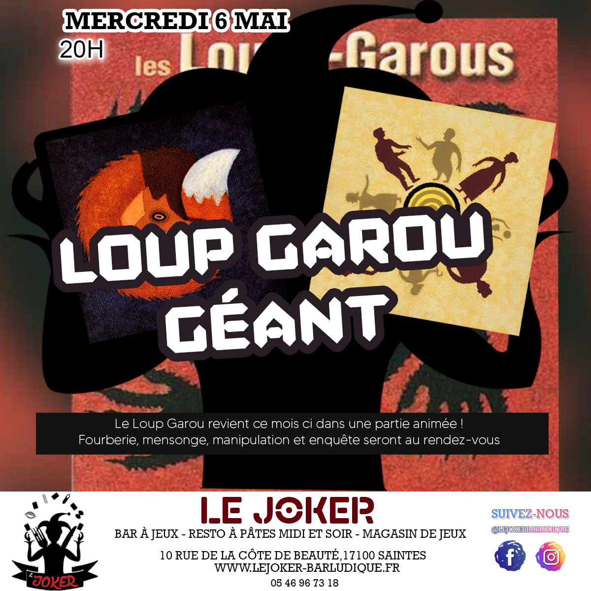 Loup Garou Geant - https://lejoker-barludique.fr/