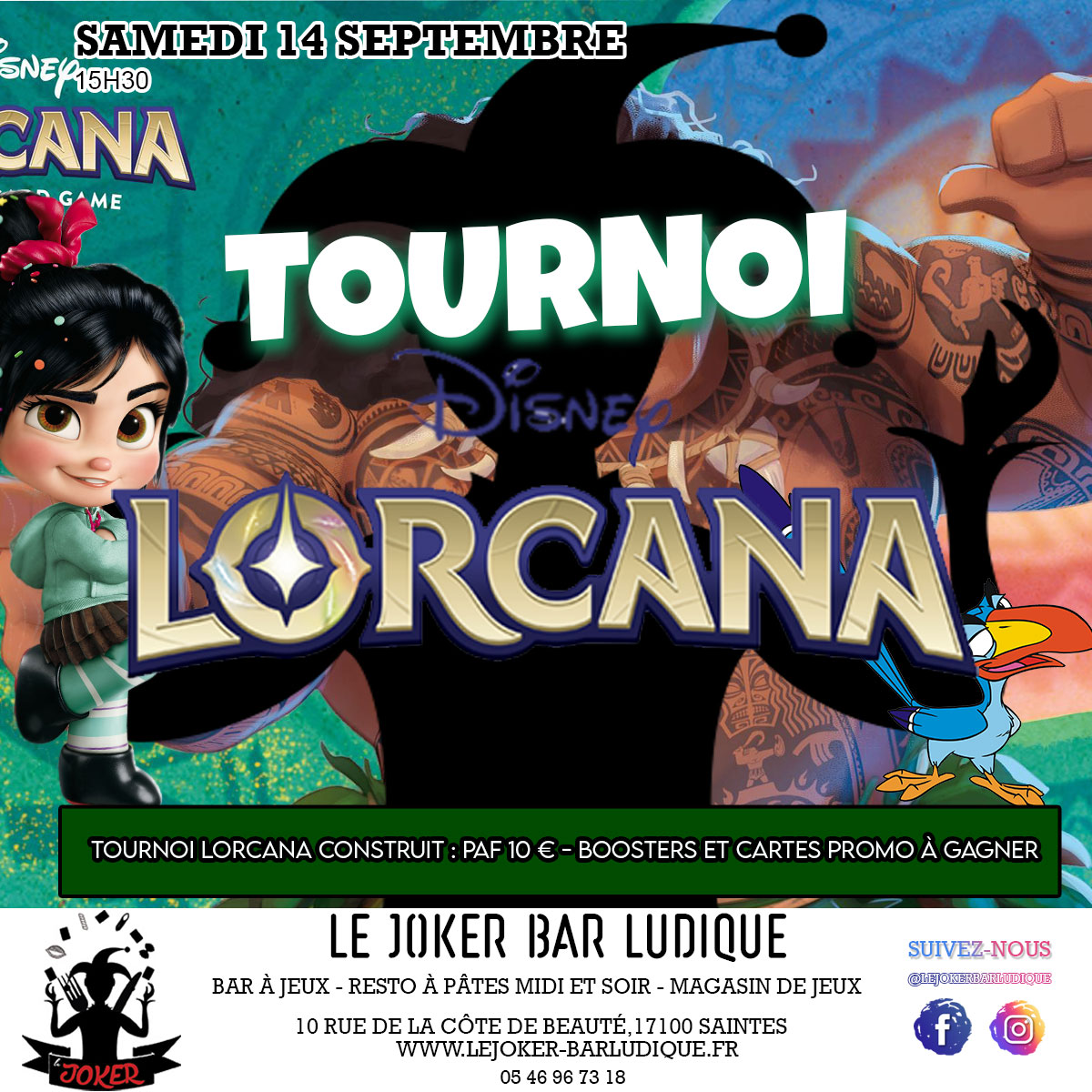 Tournoi Lorcana - https://lejoker-barludique.fr/