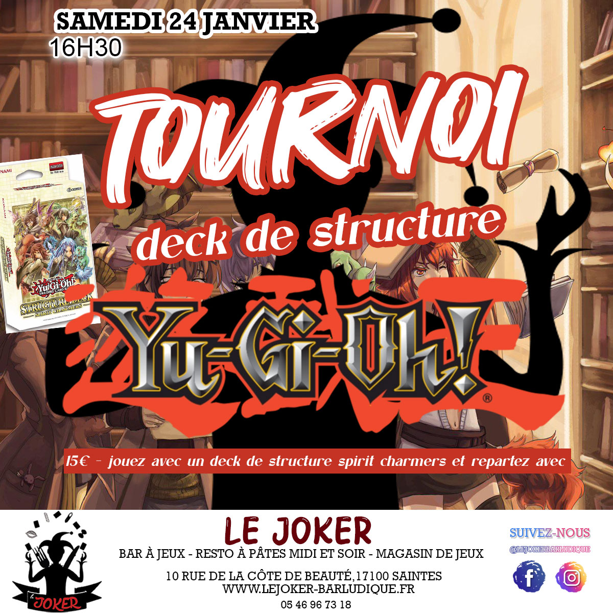 TOURNOI DECK DE STRUCTURE SPIRIT CHARMERS - https://lejoker-barludique.fr/