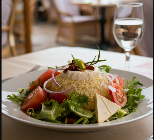 Plat du moment - Salade César - Le Joker - Bar ludique - Restaurant - Saintes - Charente-maritime