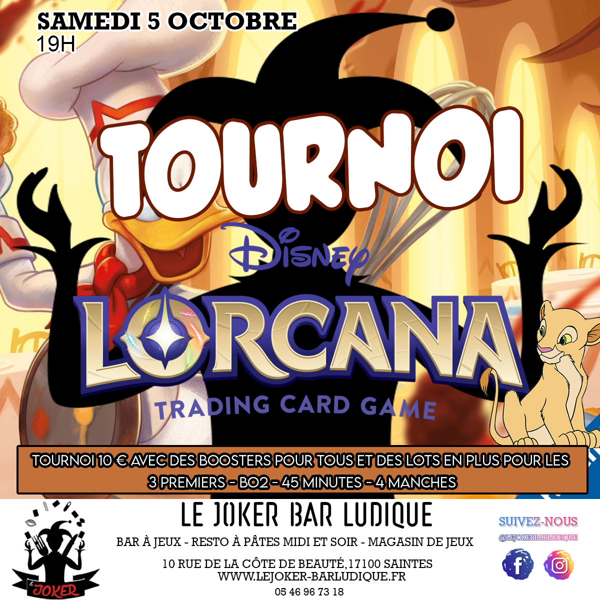 Tournoi Lorcana - https://lejoker-barludique.fr/