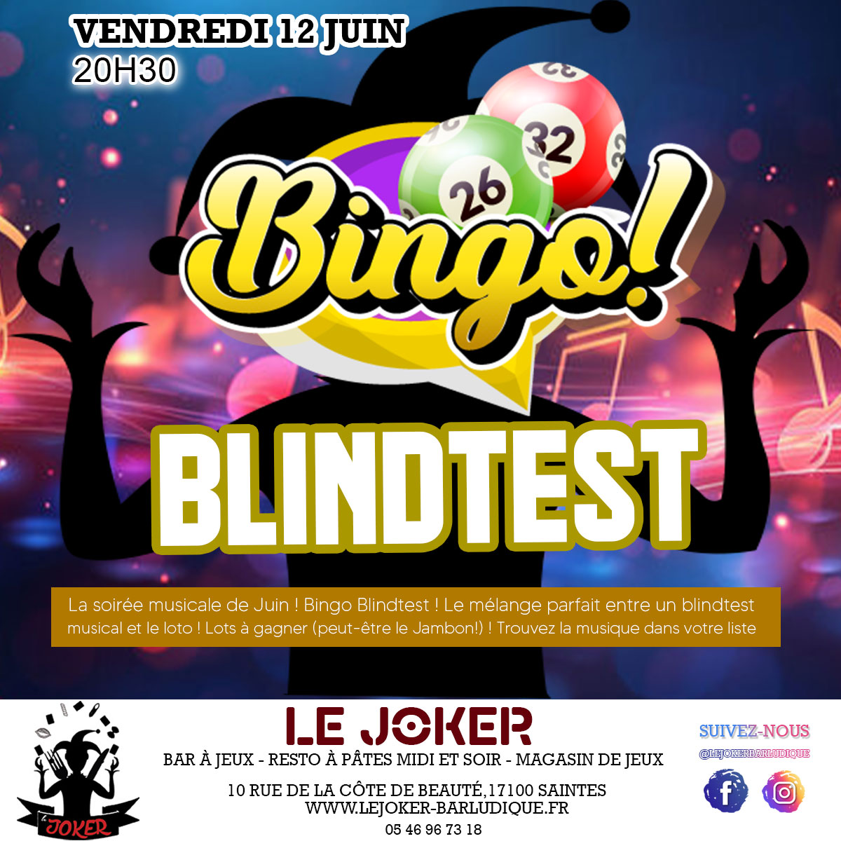 BINGO BLINDTEST - https://lejoker-barludique.fr/