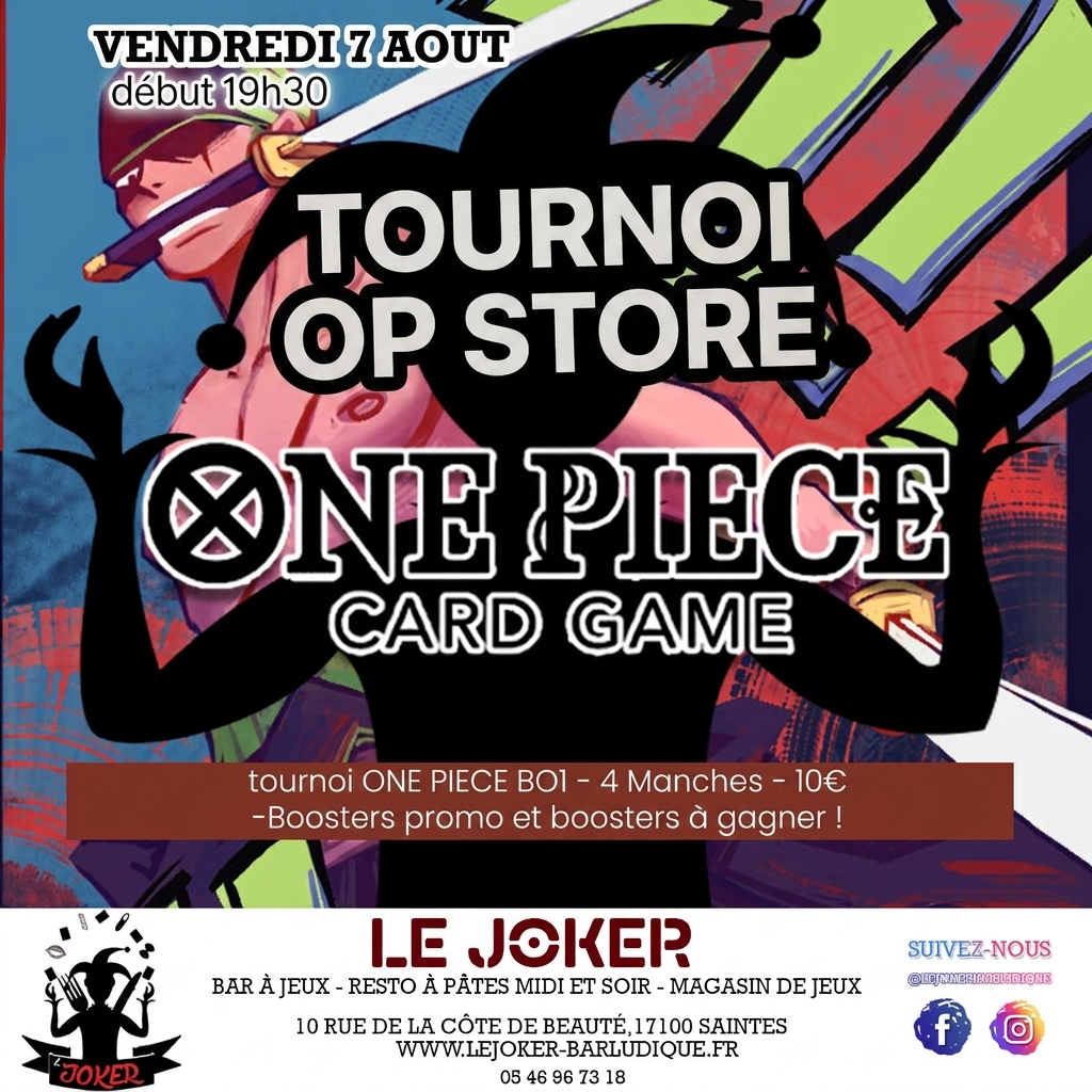 OP STORE TOURNOI ONE PIECE - https://lejoker-barludique.fr/