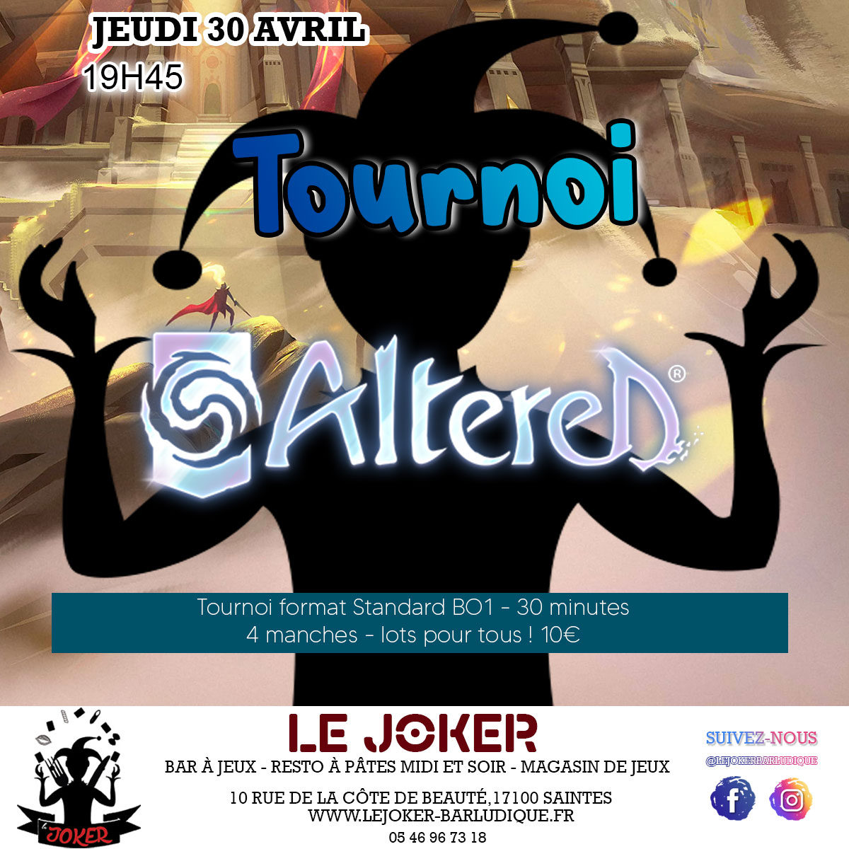Tournoi Altered Standard - https://lejoker-barludique.fr/