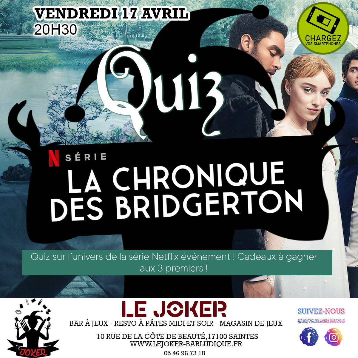 QUIZ Les Chroniques de Bridgerton - https://lejoker-barludique.fr/